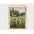 thumbnail image 1 of Vintage Countryside Wall Art Print Retro Rustic Spring Natural Views Canvas Painting Landscape Poster Picture Home Decor, size: 50*70 cm, unframed.,07, 1 of 7