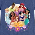 thumbnail image 3 of Disney Princess - Floral Group Fitted Short Sleeve Graphic T-Shirt, 3 of 5
