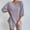 Purple, variant on Alitao Womens Pajama Sets Lounge Sets 2 Sets Ribbed Knit Pajamas Matching Outfits T Shirt Biker Shorts Sleepwear Sweatsuits Matching Pajamas Women'S Sleepwear Beige L