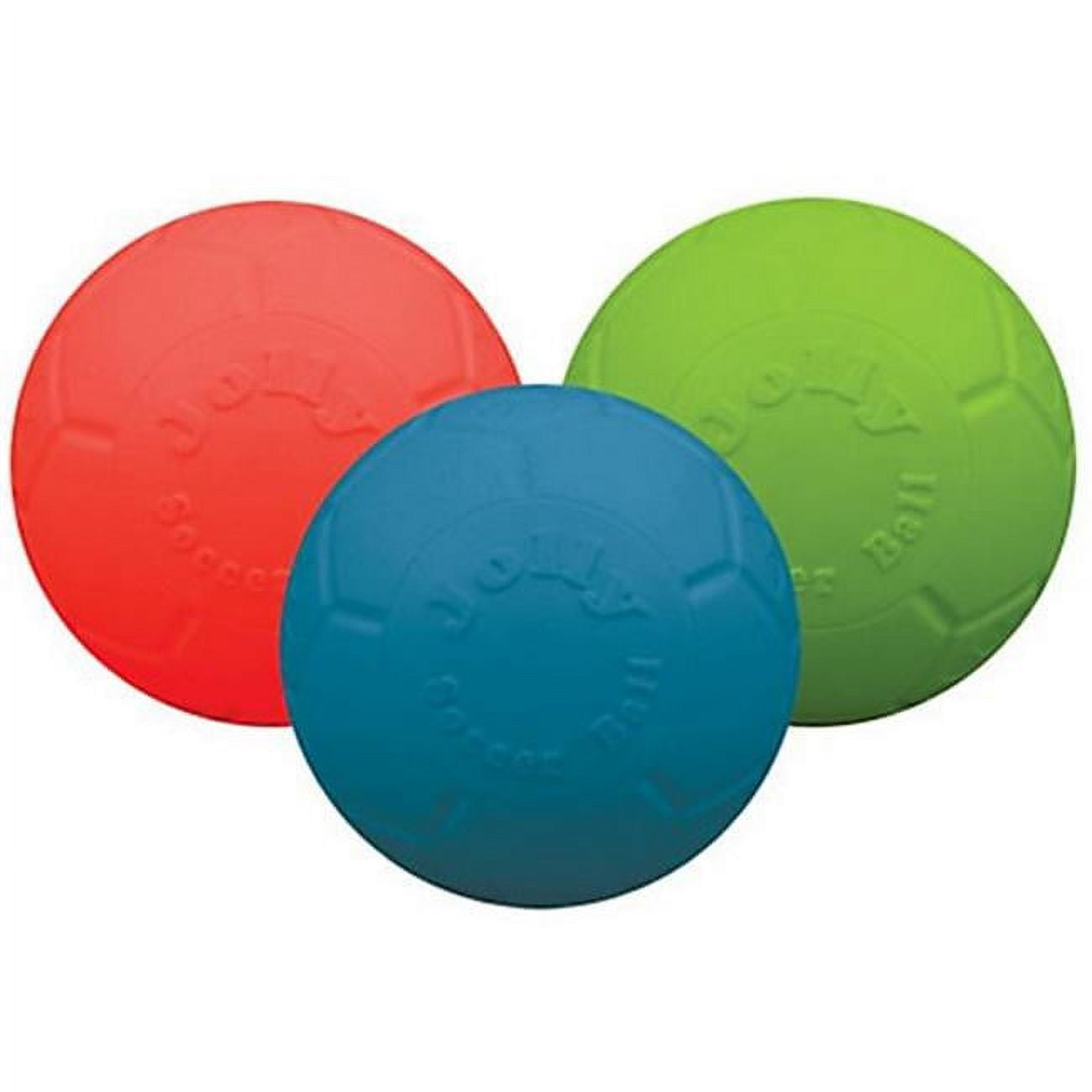 Jolly Pets Puncture-Resistant Soccer Ball Dog Toy with Assorted Colors