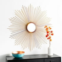 Safavieh Arlo 40 in. Radiant Lines Round Sunburst Mirror