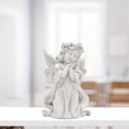 thumbnail image 3 of Resina Cupido lindo Ángel artesanías creativo querubines estatua escritorio decoración colección ventana accesorios escultura conmemorativa la oración sostenga la mejilla Macarena estatua de ángel, 3 of 8