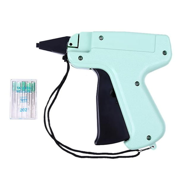 pistola de fijación manual de etiquetas.