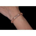 thumbnail image 3 of Women Emerald cut topaz,Sapphire,CZ Tennis Bracelet,silver bracelet for mom wife Gift, 3 of 5