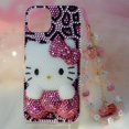 thumbnail image 1 of Funda de teléfono con incrustaciones de diamantes Sanrios Kawaii Hello Kitty, adecuada para Iphone 14, 13, 12, 11 Pro Max, Xs, Xr, 7, 8 Plus, Se202, 1 of 4