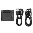 thumbnail image 1 of Cargador de batería para drones con cable USB, carcasa de plástico, kits de cargador de batería para drones negros para DJI AIR, 1 of 12