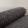 thumbnail image 2 of Dalyn Gorbea Shag Area Rug GR1 Gr1 Charcoal Charcoal Plush Casual 3' 6" x 5' 6" Rectangle, 2 of 2