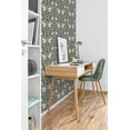 thumbnail image 6 of NextWall Charcoal & Pearl Grey Pimpernel Floral Peel and Stick Wallpaper, 6 of 6