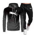 thumbnail image 3 of Conjunto de Sudadera con capucha para hombre, chándal informal a la moda, ropa deportiva para correr, otoño e invierno, novedad, 3 of 4