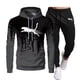 thumbnail image 3 of Conjunto de Sudadera con capucha para hombre, chándal informal a la moda, ropa deportiva para correr, otoño e invierno, novedad, 3 of 4