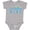 AC-Heather Grey, variant on Inktastic Happy Hanukkah with candles Boys or Girls Baby Bodysuit