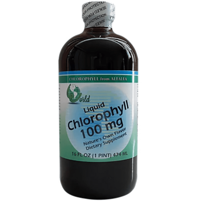 World Organics Chlorophyll Liquid, 16.0 Oz, 20 Servings