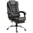 thumbnail image 2 of HomCom Executive Chair with Reclining & Swivel, 264 lb. Capacity, Dark Brown, 2 of 9