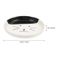 thumbnail image 2 of Ceramic Cat Bowl for Feeding with Shallow Design in, 2 of 4
