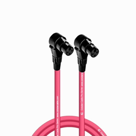 Coluber Cable - Right Angle XLR Female to Right Angle XLR Cable Female