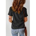 thumbnail image 2 of POGLIP Women's Black 11:11 Love Declaration Print T Shirt, 2 of 6