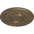 thumbnail image 3 of 33 7/8"OD x 1 3/8"P Dauphine Ceiling Medallion Warm Silver Finished, 3 of 6
