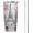 Eiffel Tower Pink Lovers In Paris, variant on 20oz Tumbler With Lid And Straw, Eiffel Tower Pink Lovers In Paris Vacuum Insulated Iced Coffee Mug Reusable Travel Cup Stainless Steel Water Bottle