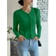 thumbnail image 1 of Sueter De Mujer Manga Larga Sueteres Botones Sweaters Punto, 1 of 3