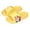 Yellow, variant on CYRBOKO Girls Slippers, Soft Sole Open Toes Cozy Indoor Non-Slip Kids Slippers Yellow Size 1-1.5 (Big Kids)
