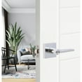 thumbnail image 2 of Sure-loc Basel-Square Lever Clear/Silver Chrome Finish, 2 of 5