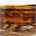 thumbnail image 5 of DecMode 10" Abstract Spanish Bottle Recycled Glass Vase with Swirled Colored Glass Bands, 5 of 10