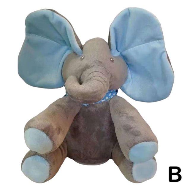 Hide And Seek Elephant Covering Eyes Elephant Hide And Seek Rabbit Soothing Doll Electric Plush Toy