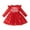Red1, variant on SHTXOZHI Baby Girls Chiristmas Outfit Toddler Ruffle Long Sleeve A-Line Tulle Party Princess Dresses