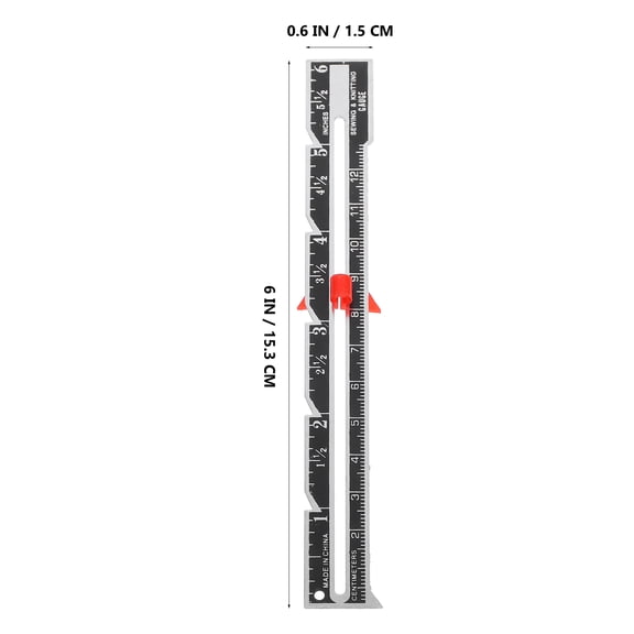 12pcs Sewing Gauge Rulers for Fabric Measuring Tools Accurate Quilting Knitting Hemming Stitching Crafts Accessories