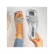 thumbnail image 1 of Women'S Square Toe Flat Shoes With Strap, Retro Glitter Sandals, Easy Slip-On Silver Flat Shoes, 1 of 5