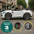 thumbnail image 3 of Carro Electrico Little monkey Mercedes Benz Montable Blanco, 3 of 9