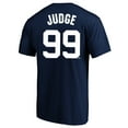 thumbnail image 3 of Men's Fanatics Aaron Judge Navy New York Yankees Big & Tall Name & Number T-Shirt, 3 of 3