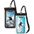 thumbnail image 1 of 2pz Funda Bolsa Protectora Impermeable Para Teléfono Móvil Xtellar negro, 1 of 3