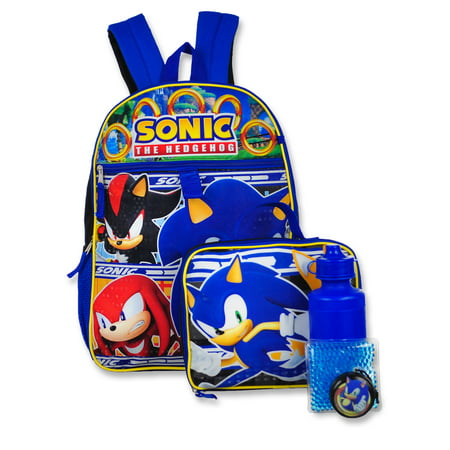 Sonic the Hedgehog 5-Piece Backpack Set