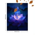 thumbnail image 3 of Meditating Buddha Lotus Canvas Wall Art, Decor for Living Room Bedroom Meditation Yoga Studio Office Sanctuary, 3 of 8