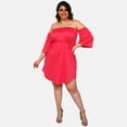 thumbnail image 4 of Vestido extra Roman Fashion strapless modelo 4290 fucsia Talla 38, 4 of 6