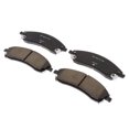 thumbnail image 2 of KarParts360 For Cadillac STS 2005 2006 2007 2008 Disc Brake Pad Set | Front | Ceramic | Bonded Type | Slotted | 0.57 Inches Thickness Outer Pad | With Pad Wear Sensor, 2 of 4