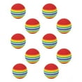 thumbnail image 1 of LOVIVER 2-5pack 10Pcs Rainbow Soft Foam Sponge Golf Balls Swing Practice 2 Pcs, 1 of 8