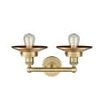 thumbnail image 5 of Innovations Lighting  Railroad - 2 Light 17" Bath Vanity Light Polished Nickel, 5 of 5