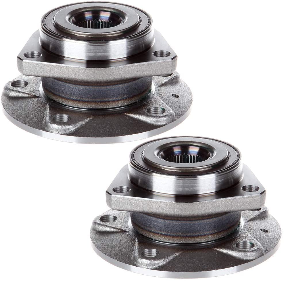 SCITOO 512307 New Rear Wheel Bearing Hub fit 2010-2011 for Saab 9-3X 5 Lugs Axle Hub Assembly Kit W/ABS 2 Pack 