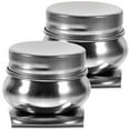 thumbnail image 1 of 2pcs Stainless Steel Palette Cup Dipper Palette Cup Oil Painting Cleaning Container Cup, 1 of 1