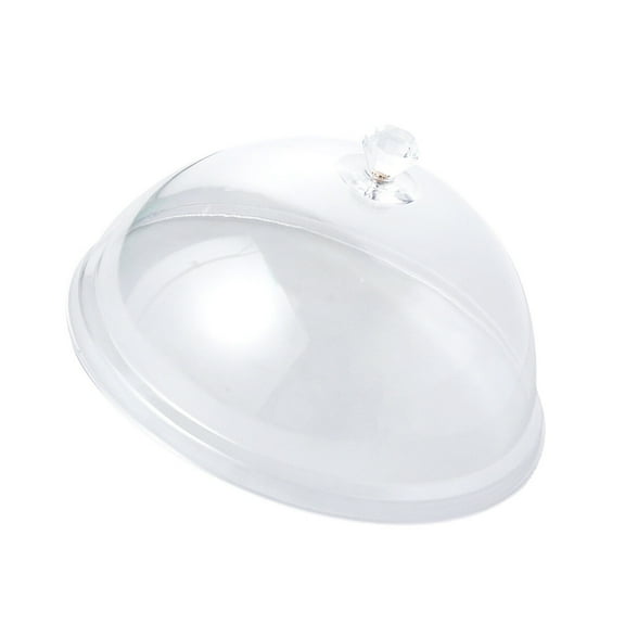 FRCOLOR food covers Cover Dome Screen Protector Cake Dome Fly Cake Cheese Butter Dessert Cover Microwave Plate Cover for Outdoor Indoor,10.43"X10.43"X4.72"