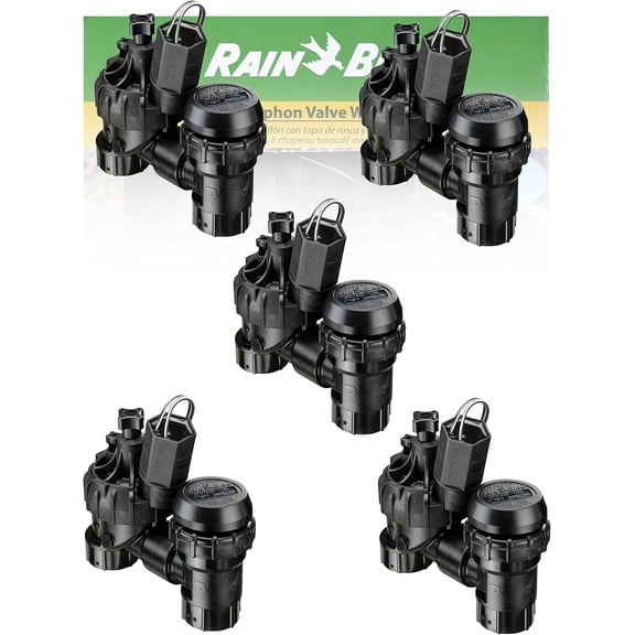 (5) Rainbird JTV/ASF-100 Anti-Siphon Sprinkler Valves Irrigation