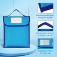 thumbnail image 5 of Portable Document Organizer Bag with Handle for Carrying Files to Meetings and Travel, 5 of 9