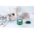 thumbnail image 4 of Salero KooK Verde Esmeralda Vidrio Prensado Relieve 296 ml, 4 of 6