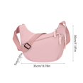 thumbnail image 3 of Bolso Bandolera De Nailon 1Pcs Multi Compartment Nylon Crossbody Bag with Adjustable Waist Strap for Outdoor Cycling Sports and Versatile Commuting 13.78x11.81x1.97" JASKFLY, 3 of 8
