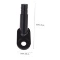 thumbnail image 3 of Minkissy 1Pcs Trailer Accessory Bike Trailer Hitch Connector Coupler Black, 3 of 7