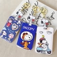 thumbnail image 4 of Llavero con colgante para tarjetas de identificación, diseño de Snoopy, Charlie Brown y Peanuts, de Kawaii, para puerta, con forma de tarjeta de identificación, juguetes para niños, regalo de cumpleañ, 4 of 5