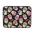 thumbnail image 7 of Colorful Skull 17 inch Portable Laptop Sleeve Compatible with MacBook Air Notebook Computer Case for Men Women College School Students, 7 of 7