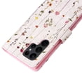 thumbnail image 5 of Frusde for Samsung Galaxy S24 Ultra S24 Plus S24 Wallet Case with Strap Leather RFID Blocking Magnetic Flip Flower Cover, 5 of 6